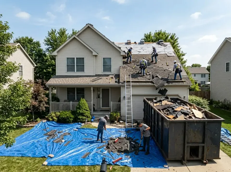 roof-replacement-debris-remova-004 — frequently asked questions, Cheapest Dumpster Rentals in Palm Beach Gardens, FL